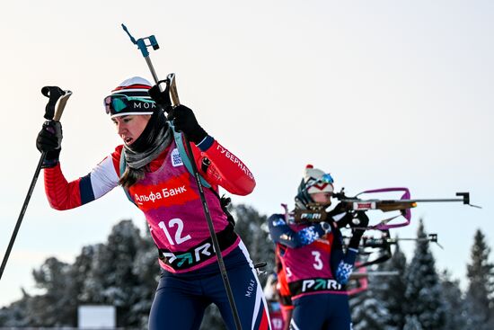 Russia Biathlon Cup Women Mass Start