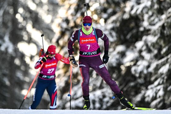 Russia Biathlon Cup Women Mass Start