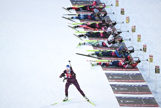 Russia Biathlon Cup Women Mass Start