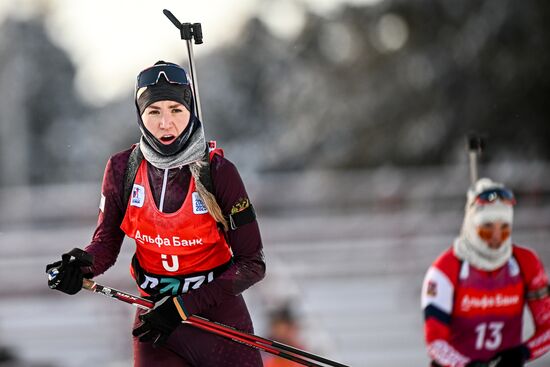 Russia Biathlon Cup Women Mass Start