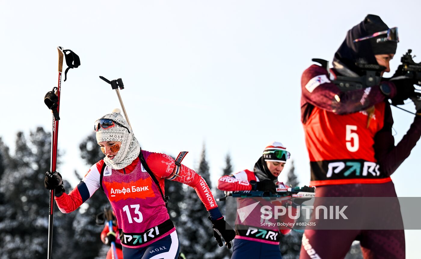 Russia Biathlon Cup Women Mass Start