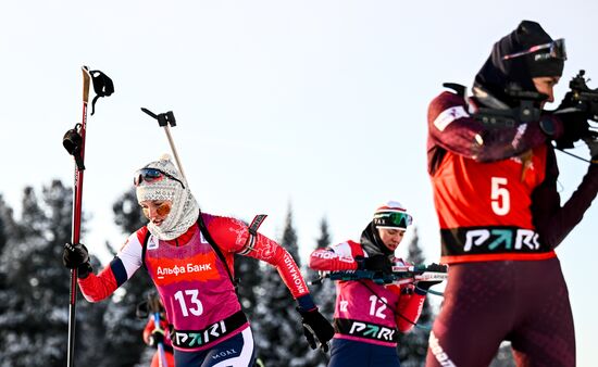 Russia Biathlon Cup Women Mass Start