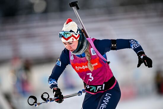 Russia Biathlon Cup Women Mass Start