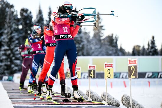 Russia Biathlon Cup Women Mass Start