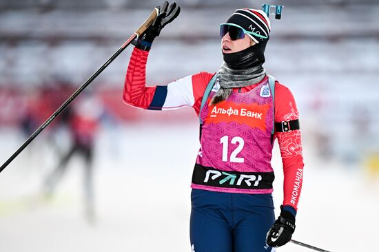 Russia Biathlon Cup Women Mass Start