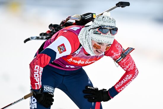 Russia Biathlon Cup Women Mass Start