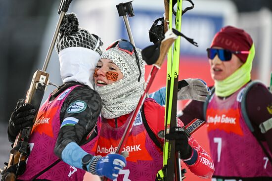 Russia Biathlon Cup Women Mass Start