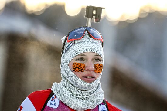 Russia Biathlon Cup Women Mass Start