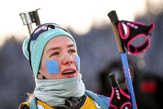 Russia Biathlon Cup Women Mass Start