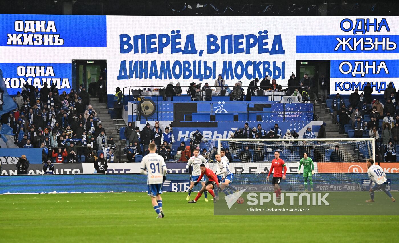 Russia Soccer Premier-League Dynamo - Khimki