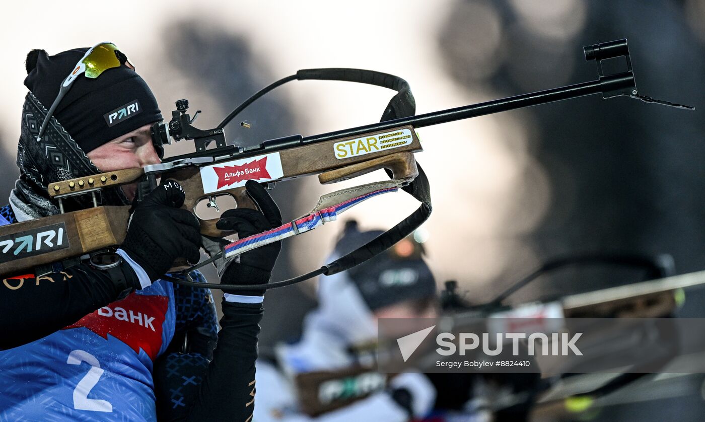 Russia Biathlon Cup Men Mass Start