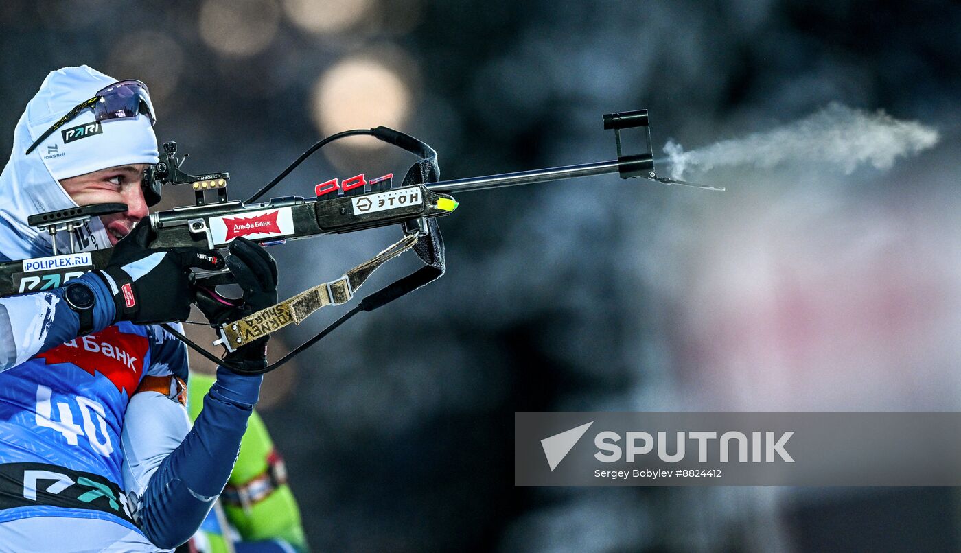 Russia Biathlon Cup Men Mass Start