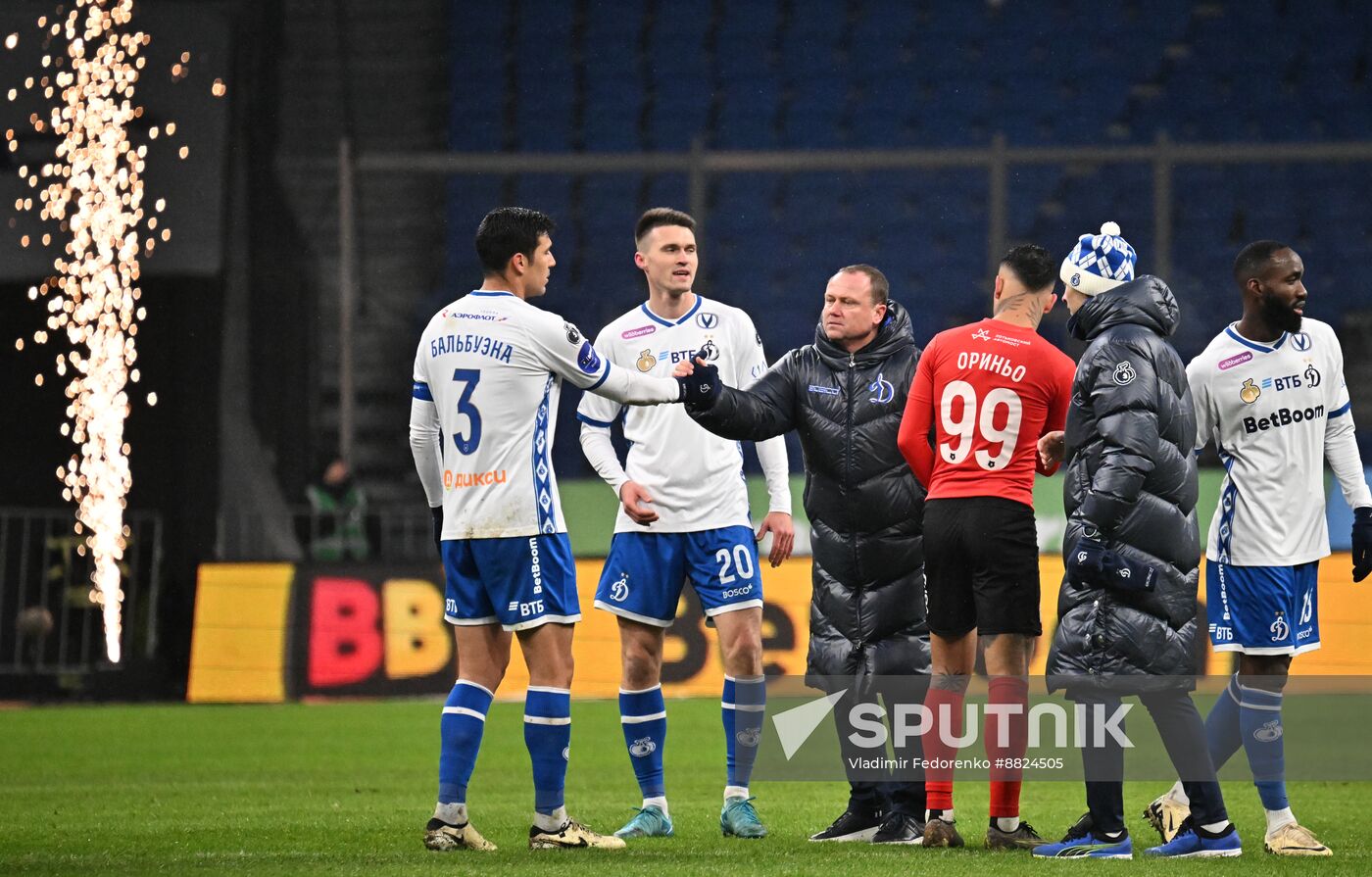 Russia Soccer Premier-League Dynamo - Khimki