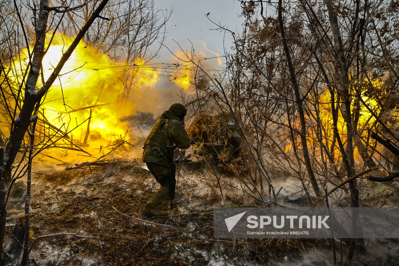 Russia Ukraine Military Operation Artillery Units