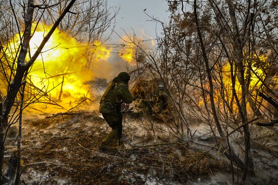 Russia Ukraine Military Operation Artillery Units