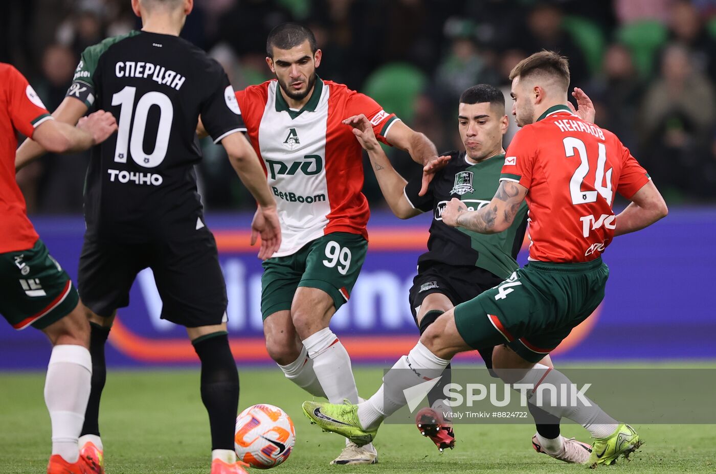 Russia Soccer Premier-League Krasnodar - Lokomotiv