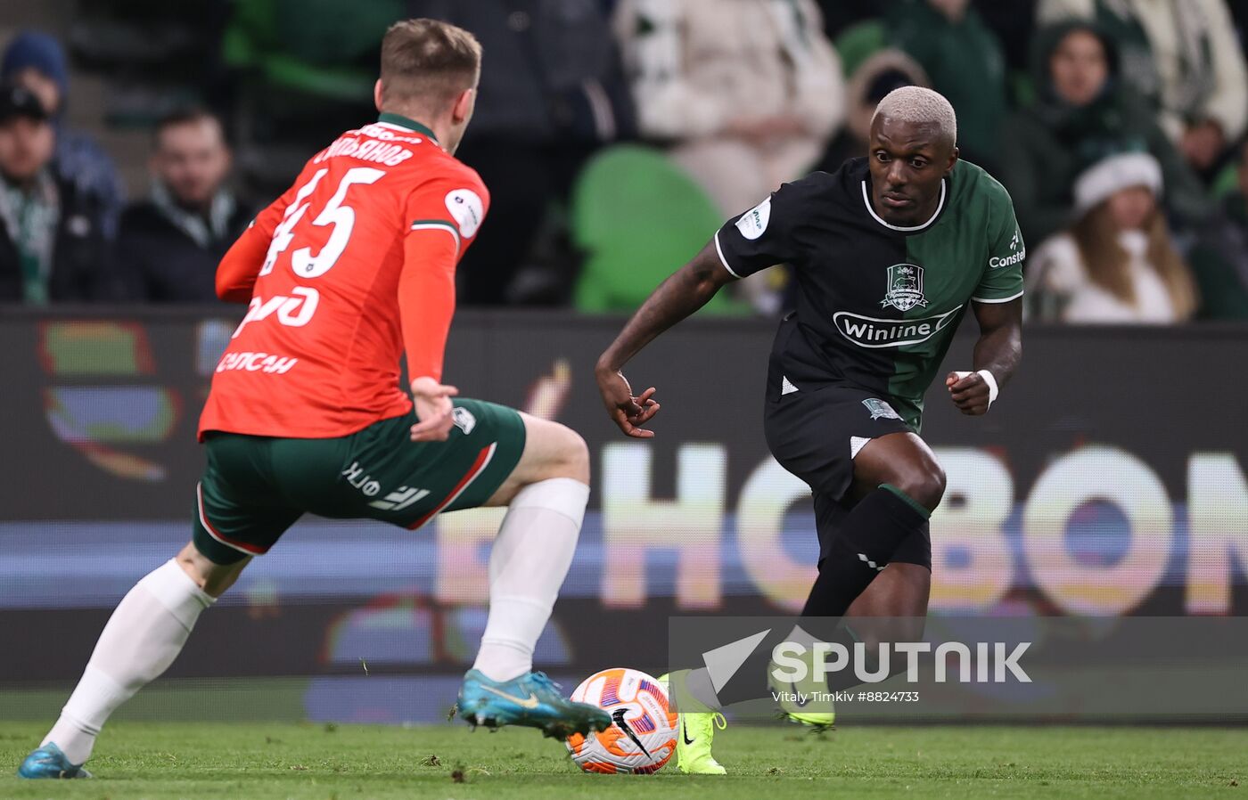 Russia Soccer Premier-League Krasnodar - Lokomotiv