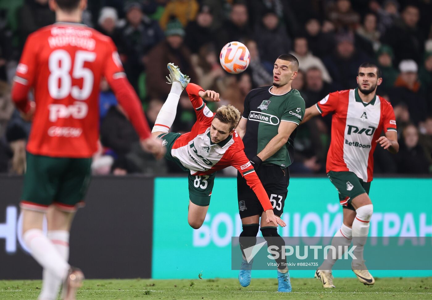 Russia Soccer Premier-League Krasnodar - Lokomotiv