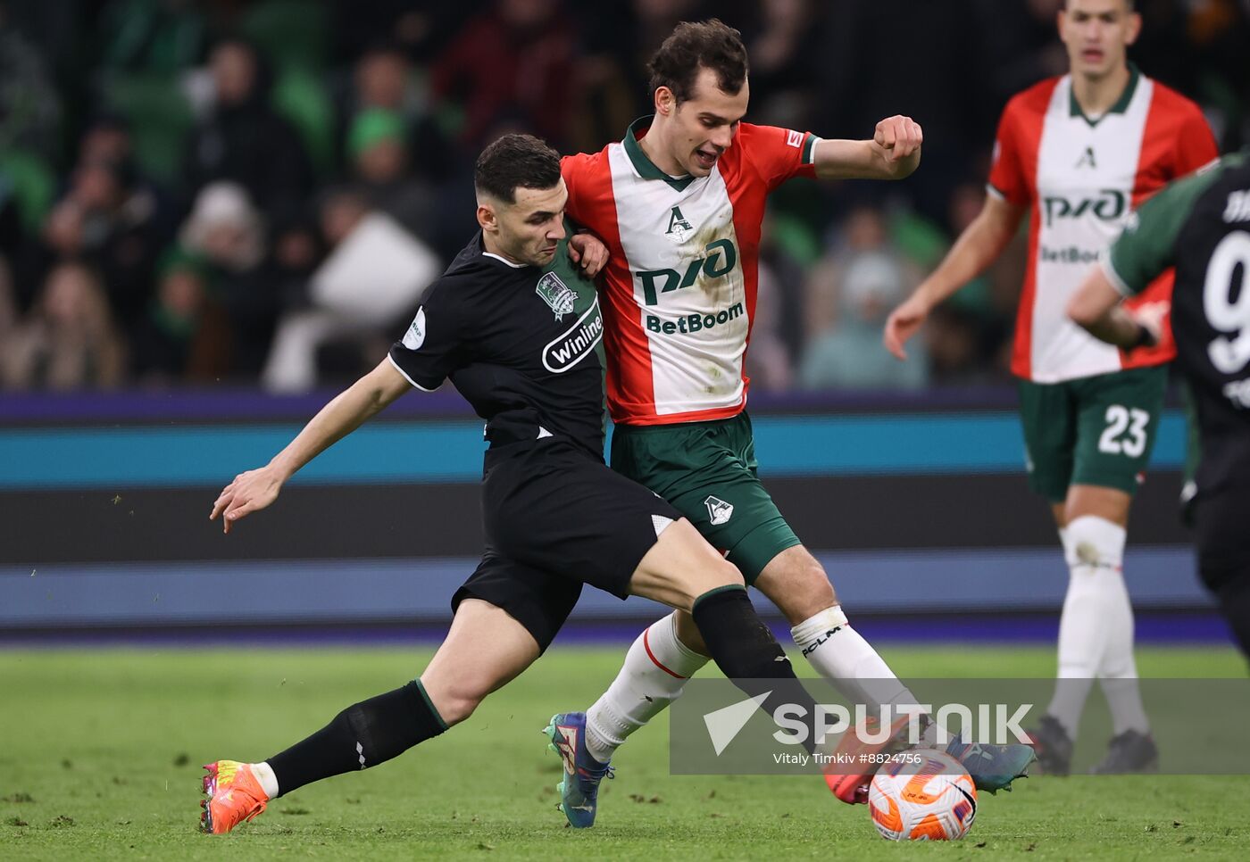 Russia Soccer Premier-League Krasnodar - Lokomotiv