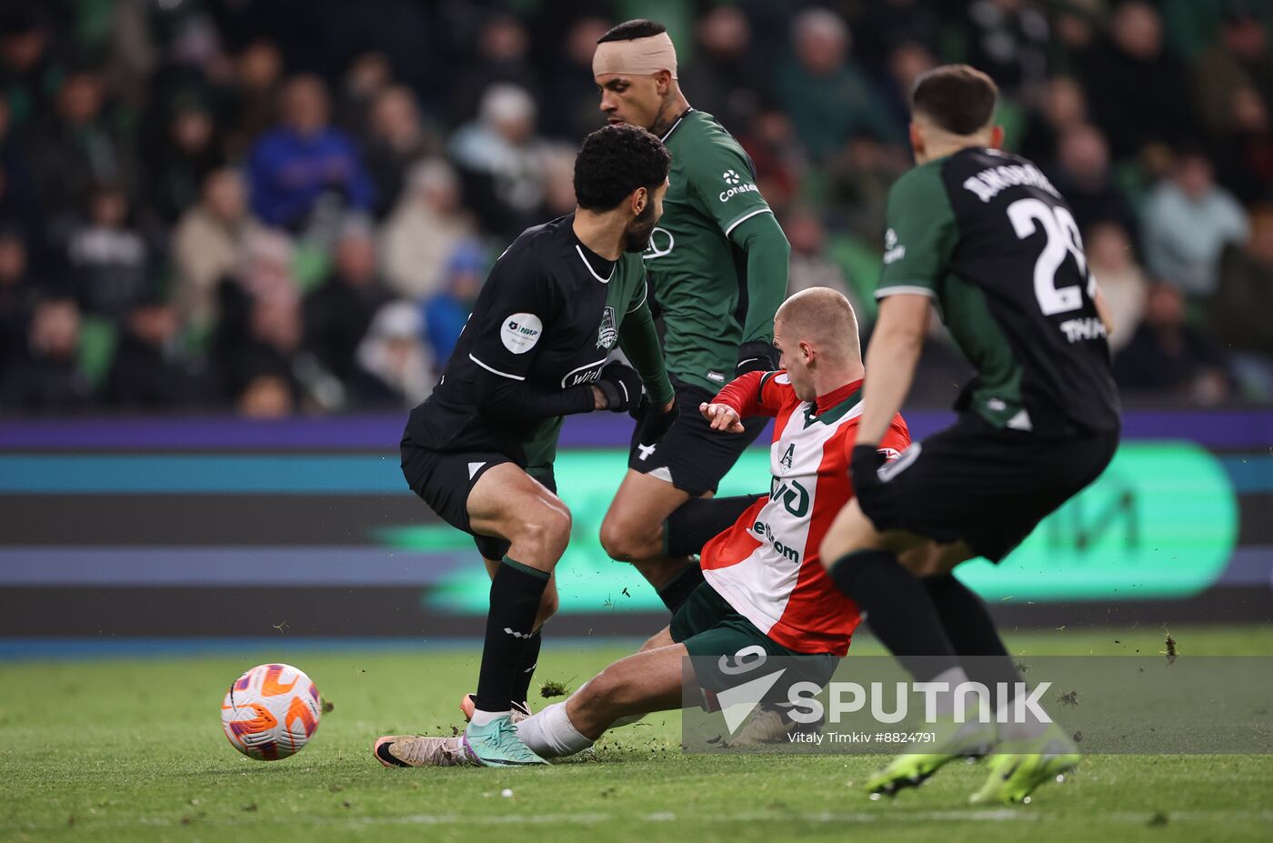 Russia Soccer Premier-League Krasnodar - Lokomotiv