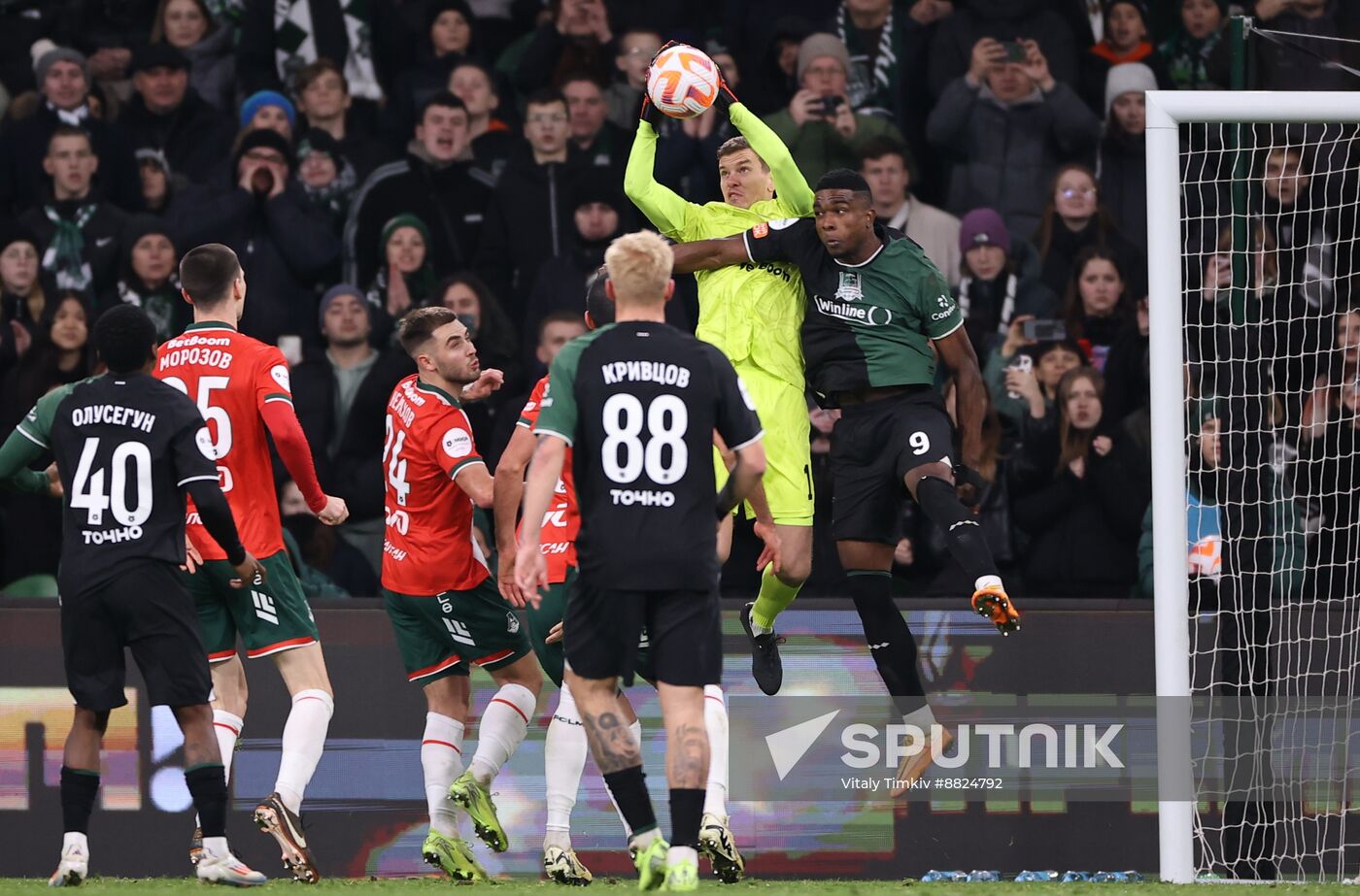 Russia Soccer Premier-League Krasnodar - Lokomotiv