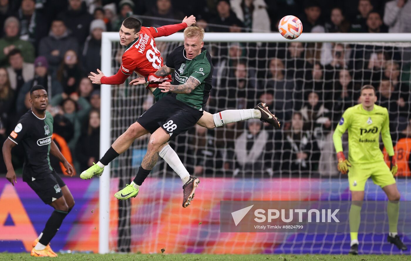 Russia Soccer Premier-League Krasnodar - Lokomotiv