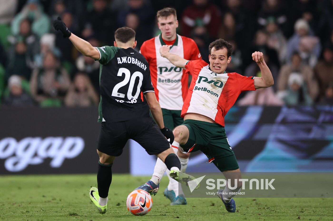 Russia Soccer Premier-League Krasnodar - Lokomotiv