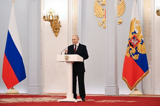 Russia Putin State Awards Presentation