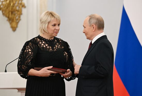 Russia Putin State Awards Presentation