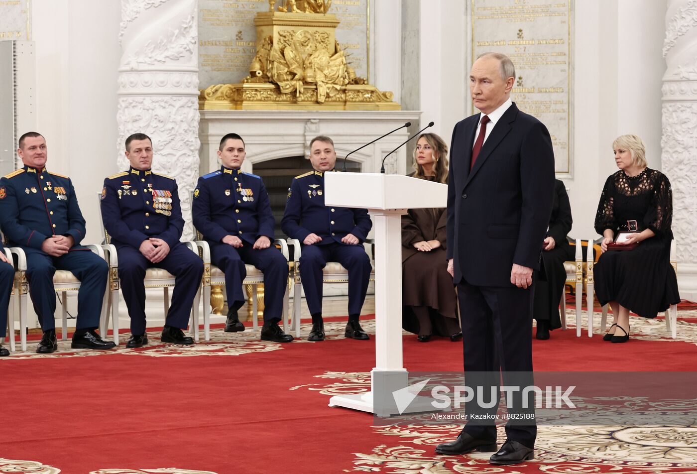 Russia Putin State Awards Presentation