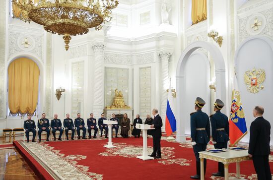 Russia Putin State Awards Presentation