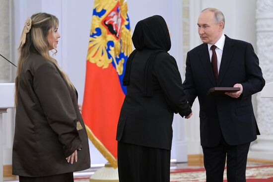 Russia Putin State Awards Presentation