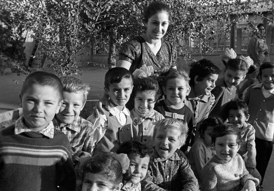 Children in Sumgait kindergarten