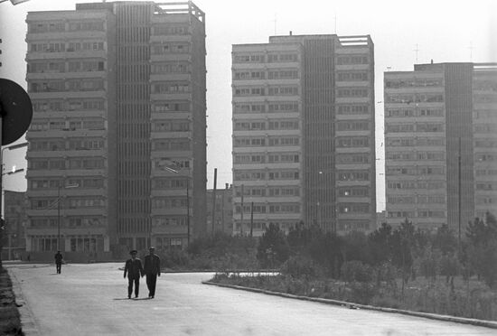 Newly constructed residential district in Sumgait