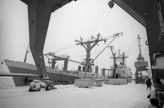 Seaport Arkhangelsk