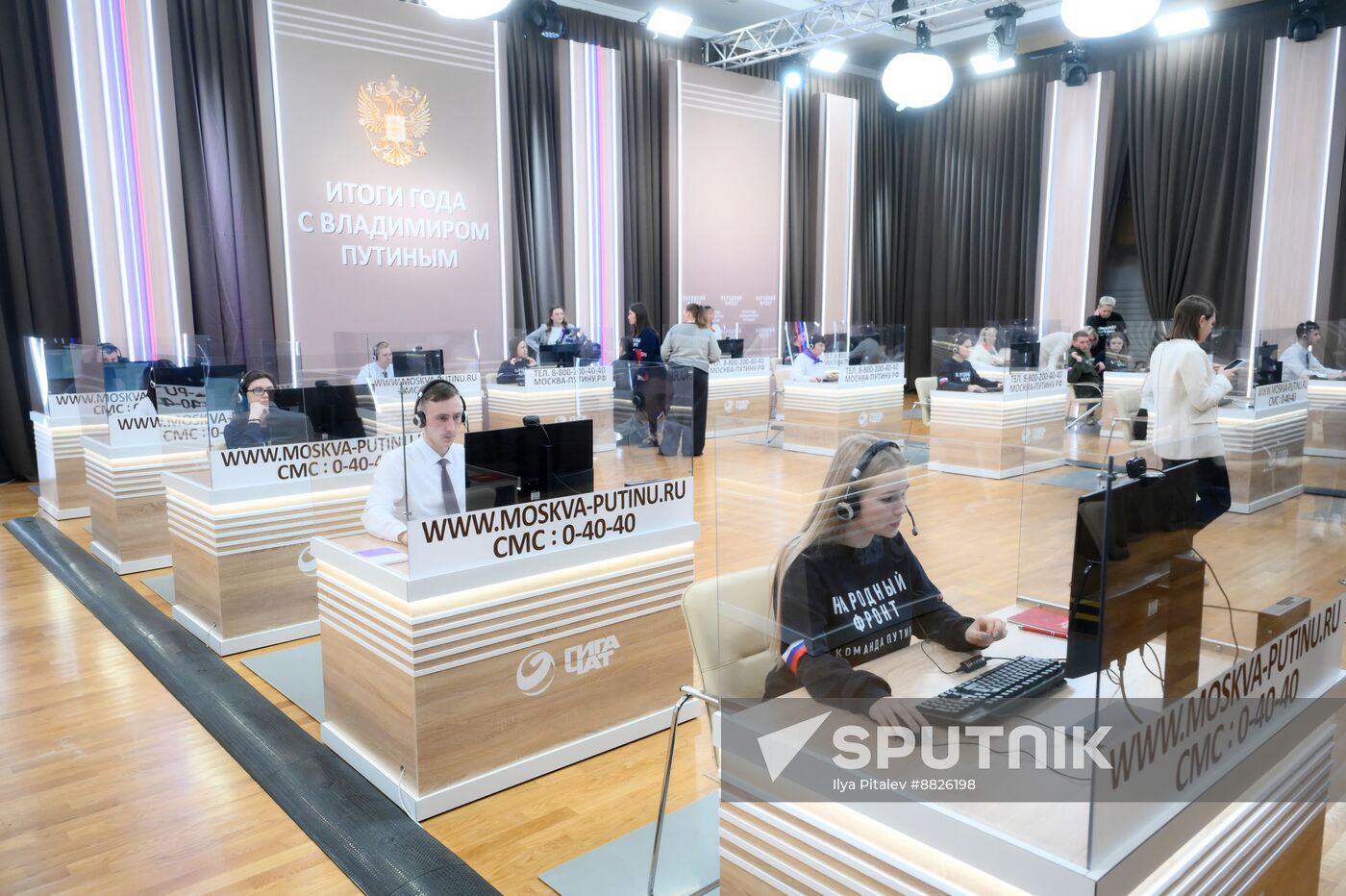 Russia Putin Press Conference Preparations