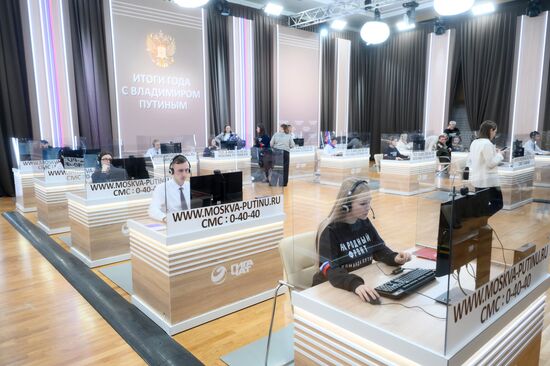 Russia Putin Press Conference Preparations