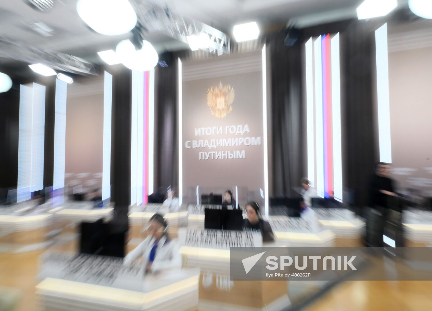 Russia Putin Press Conference Preparations