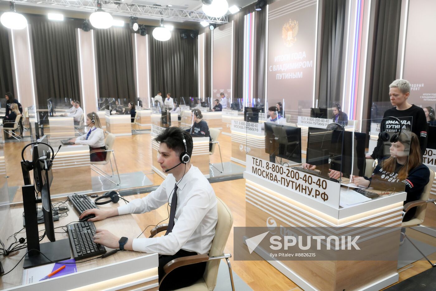 Russia Putin Press Conference Preparations