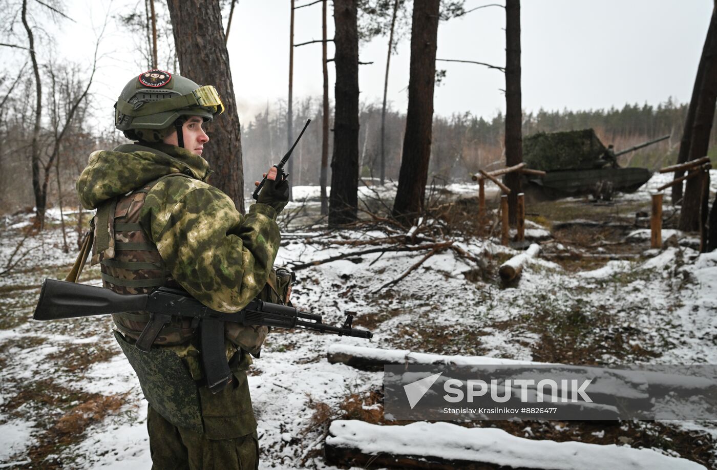 Russia Ukraine Military Operation Tank Unit