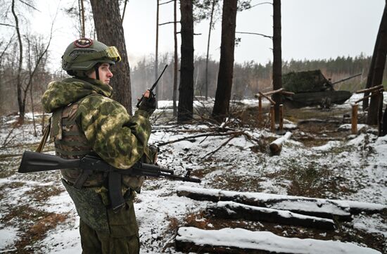 Russia Ukraine Military Operation Tank Unit