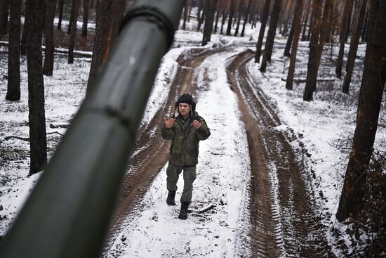 Russia Ukraine Military Operation Tank Unit