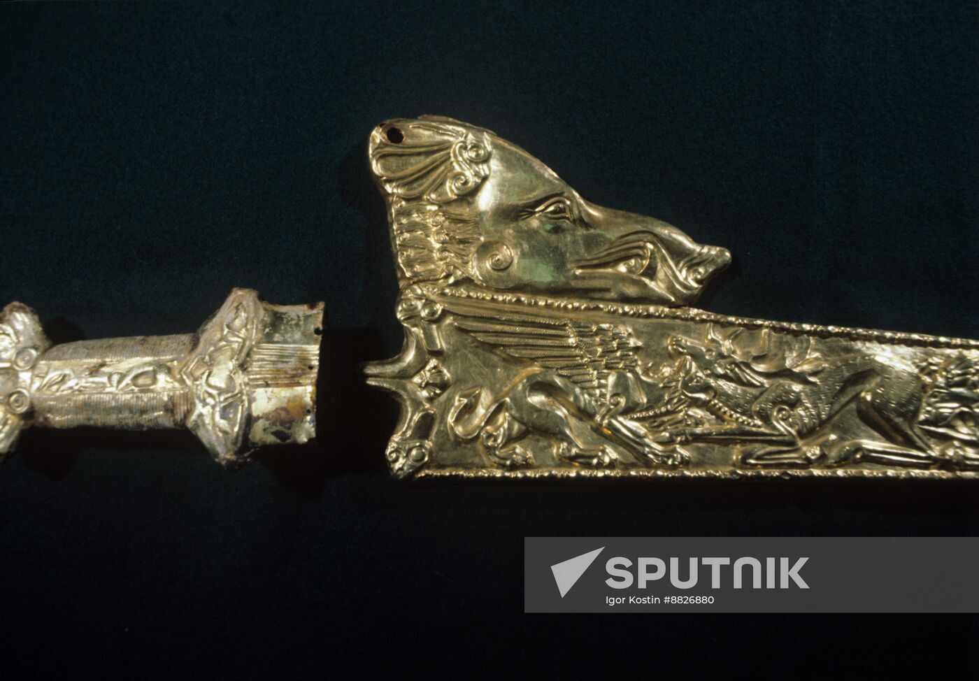 Fragment of scabbard of Scythian akinak sword