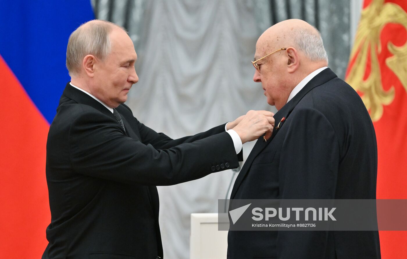 Russia Putin State Awards Presentation