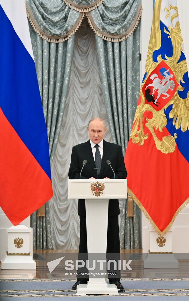 Russia Putin State Awards Presentation