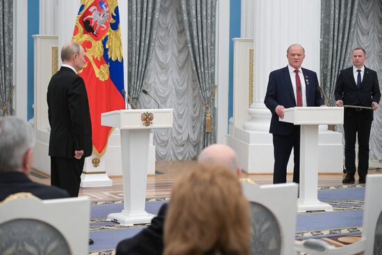 Russia Putin State Awards Presentation