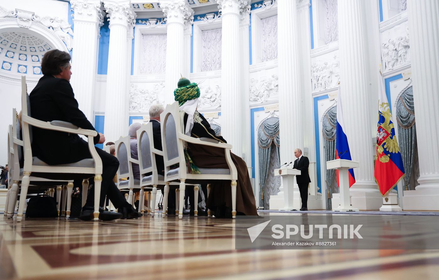 Russia Putin State Awards Presentation