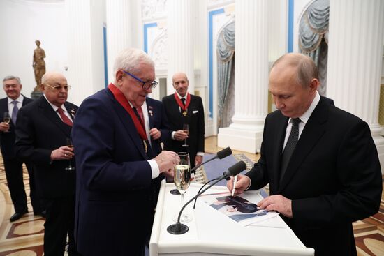 Russia Putin State Awards Presentation