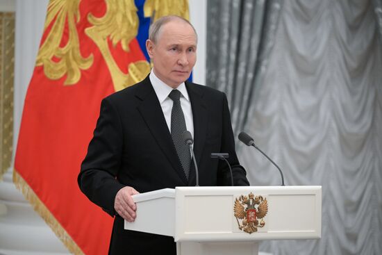 Russia Putin State Awards Presentation