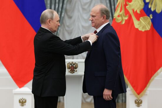 Russia Putin State Awards Presentation